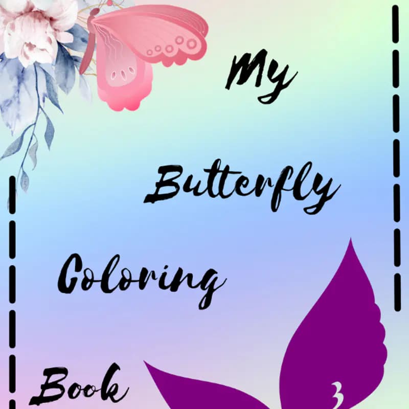 MY BUTTERFLY COLOURING BOOK